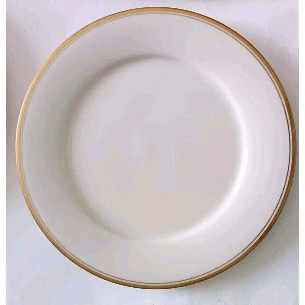 Noritake Japan Dinner Salad Plates Ivory China Viceroy 7222 Set Of 4 Vintage